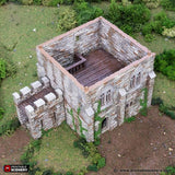 Norman Square Keep - (28, 15 or 10mm scale) - King and Country