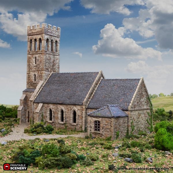 Norman Church - (28, 15, or 10mm scale) - King and Country