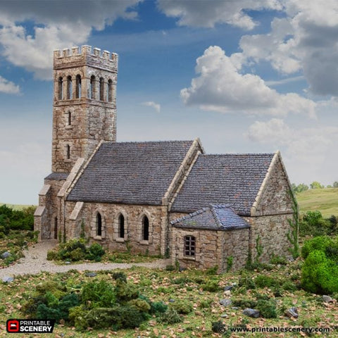 Norman Church - (28, 15, or 10mm scale) - King and Country