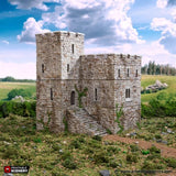 Norman Stone Fort - (28, 15 or 10mm scale) - King and Country
