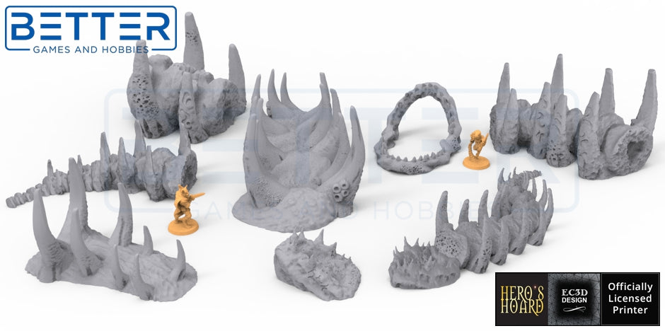 Leviathan Graveyard (28mm Scale) 3d printed Tabletop Terrain Scenery