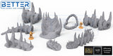 Leviathan Graveyard (28mm Scale) 3d printed Tabletop Terrain Scenery