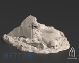 Desolation of Emerita - Imperial Suburb in Ruins. Tabletop terrain for Sci-Fi & Grimdark wargaming