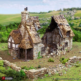 Ruined Country Manor - (28, 15, or 10mm scale) - King and Country