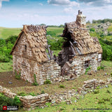 Ruined Country Manor - (28, 15, or 10mm scale) - King and Country