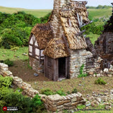 Ruined Country Manor - (28, 15, or 10mm scale) - King and Country