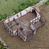 Ruined Country Stables - (28, 15, or 10mm scale) - King and Country