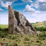 Ruined Norman Stone Fort - (28, 15 or 10mm scale) - King and Country