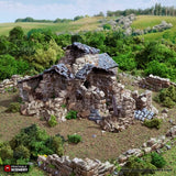 Ruined French Mausoleum - (28, 15 or 10mm scale) - King and Country