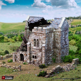 Ruined Norman Stone Keep - (28, 15 or 10mm scale) - King and Country