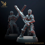 Sisters of Lustration - 28mm scale miniatures for Sci-Fi and Grimdark Wargaming