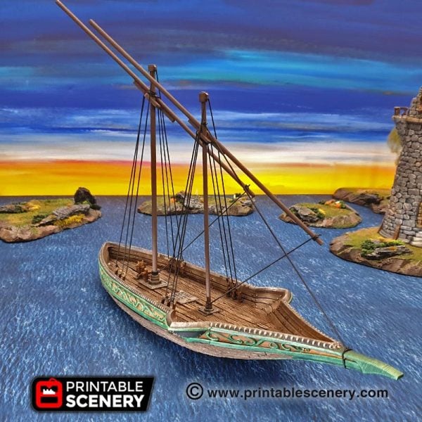 Sea Reaver - (28, 15, or 10mm scale) - Wood Elven