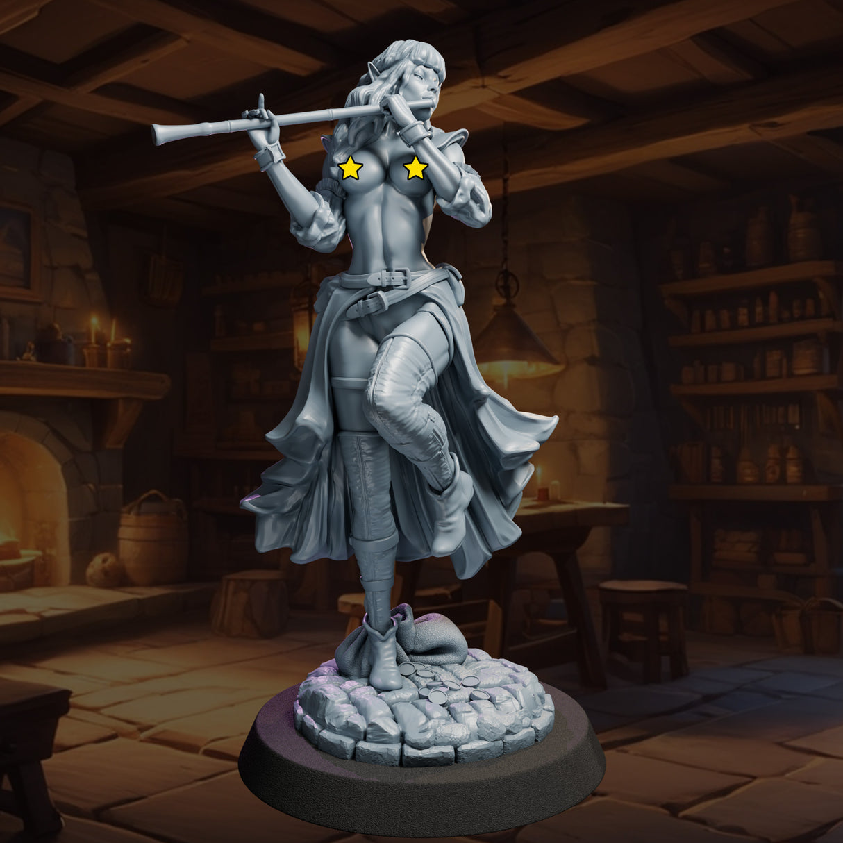 Serenya the Bard, Ladies of the Dark Age, NSFW, 32 and 75mm