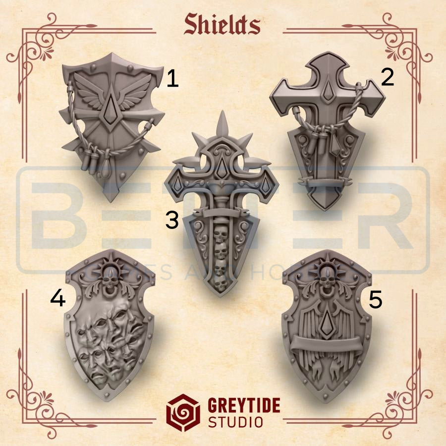 Shields - Crimson Lords for 2nd Born Marines