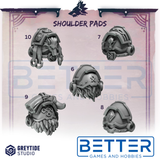 Shoulder Pads - Primal Hounds for 2nd Born Marines