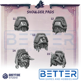 Shoulder Pads - Primal Hounds for 2nd Born Marines