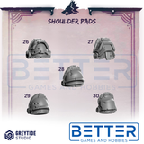 Shoulder Pads - Primal Hounds for 2nd Born Marines