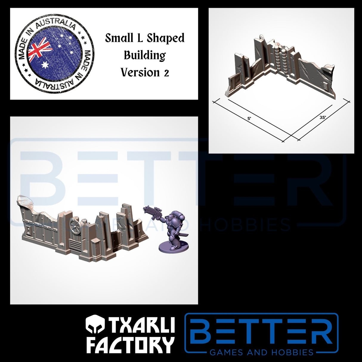 Industrial Ruins - G-W compatible competitive tabletop terrain