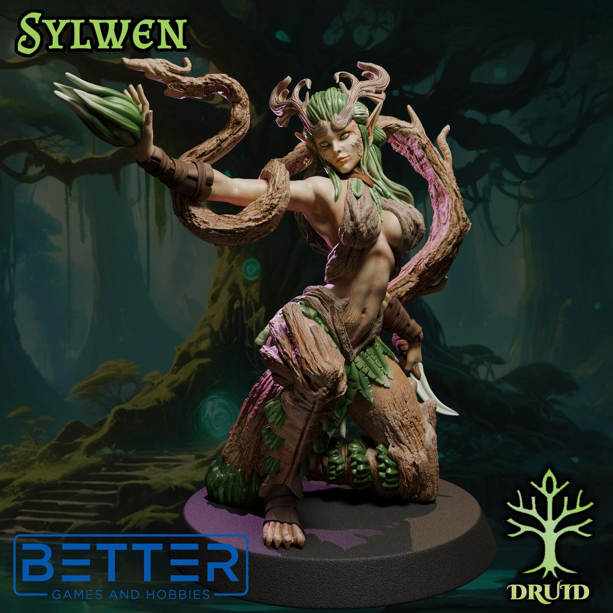 Sylwen the Druid, Ladies of the Dark Age, NSFW, 32 and 75mm
