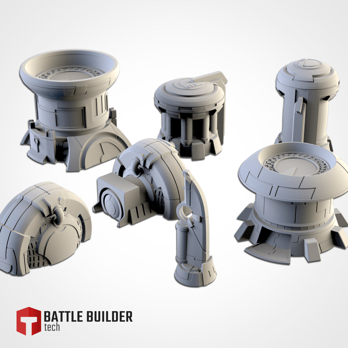 Xenos Buildings, Greater Good (32, 28, 15 & 10mm Scale) tabletop wargaming terrain