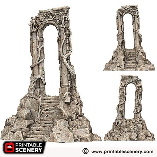 The Shadow Gate - (32,28 or 15mm scale) - Shadowfey Wilds