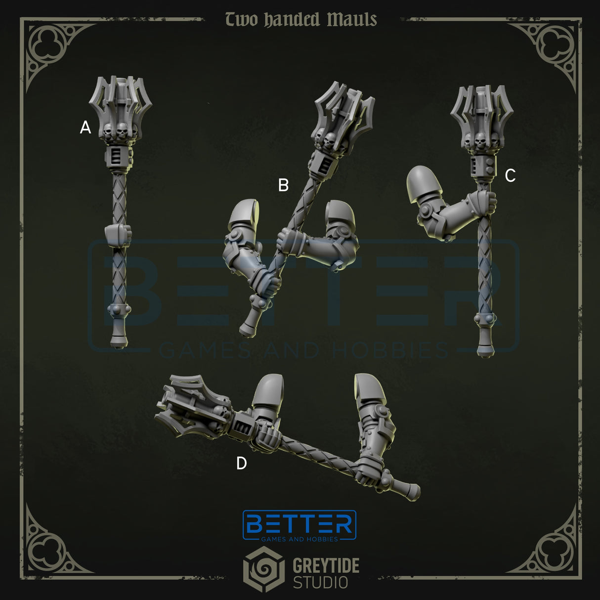 Two Handed Mauls - Eternal Pilgrims for 2nd Born Marines