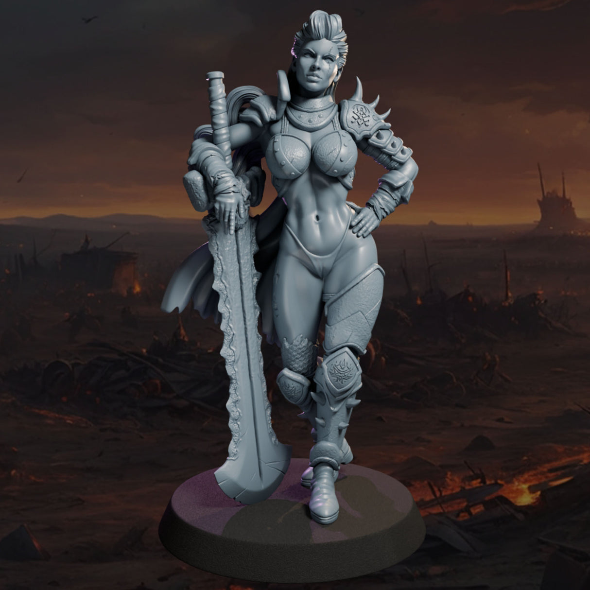 Ulrika the Barbarian, Ladies of the Dark Age, NSFW, 32 and 75mm