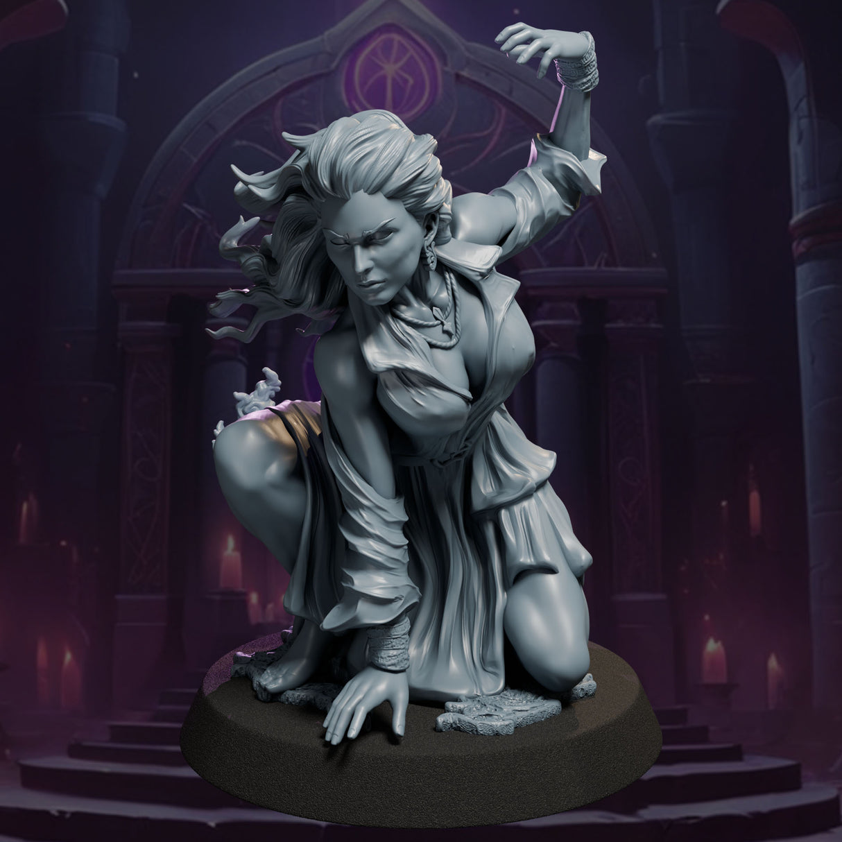 Vexia the Summoner, Ladies of the Dark Age, NSFW, 32 and 75mm