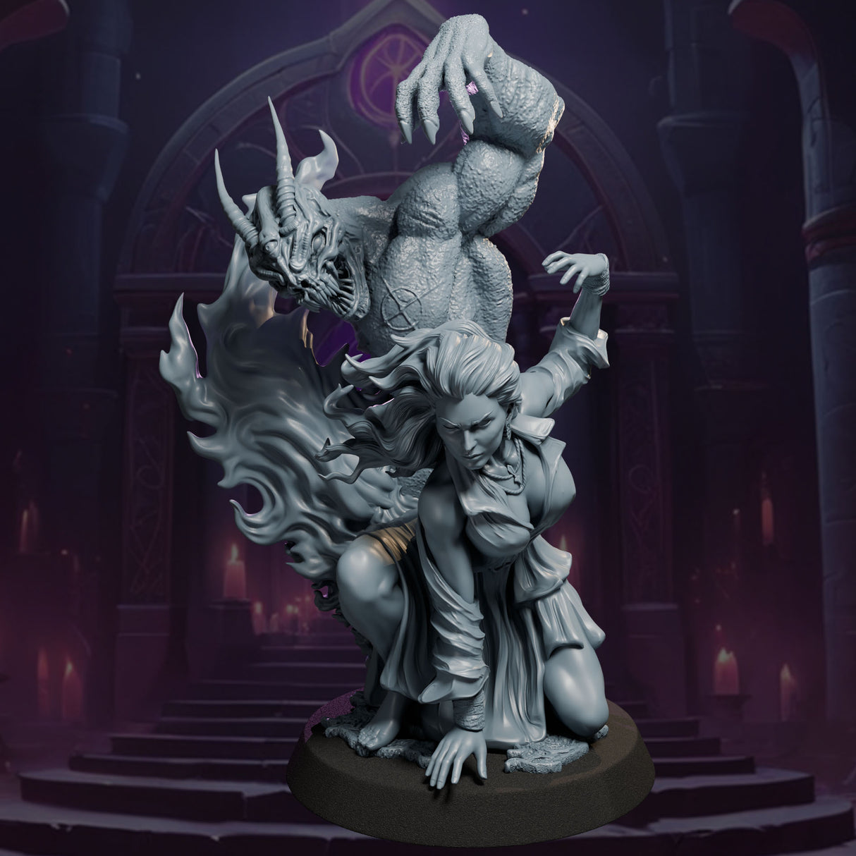 Vexia the Summoner, Ladies of the Dark Age, NSFW, 32 and 75mm