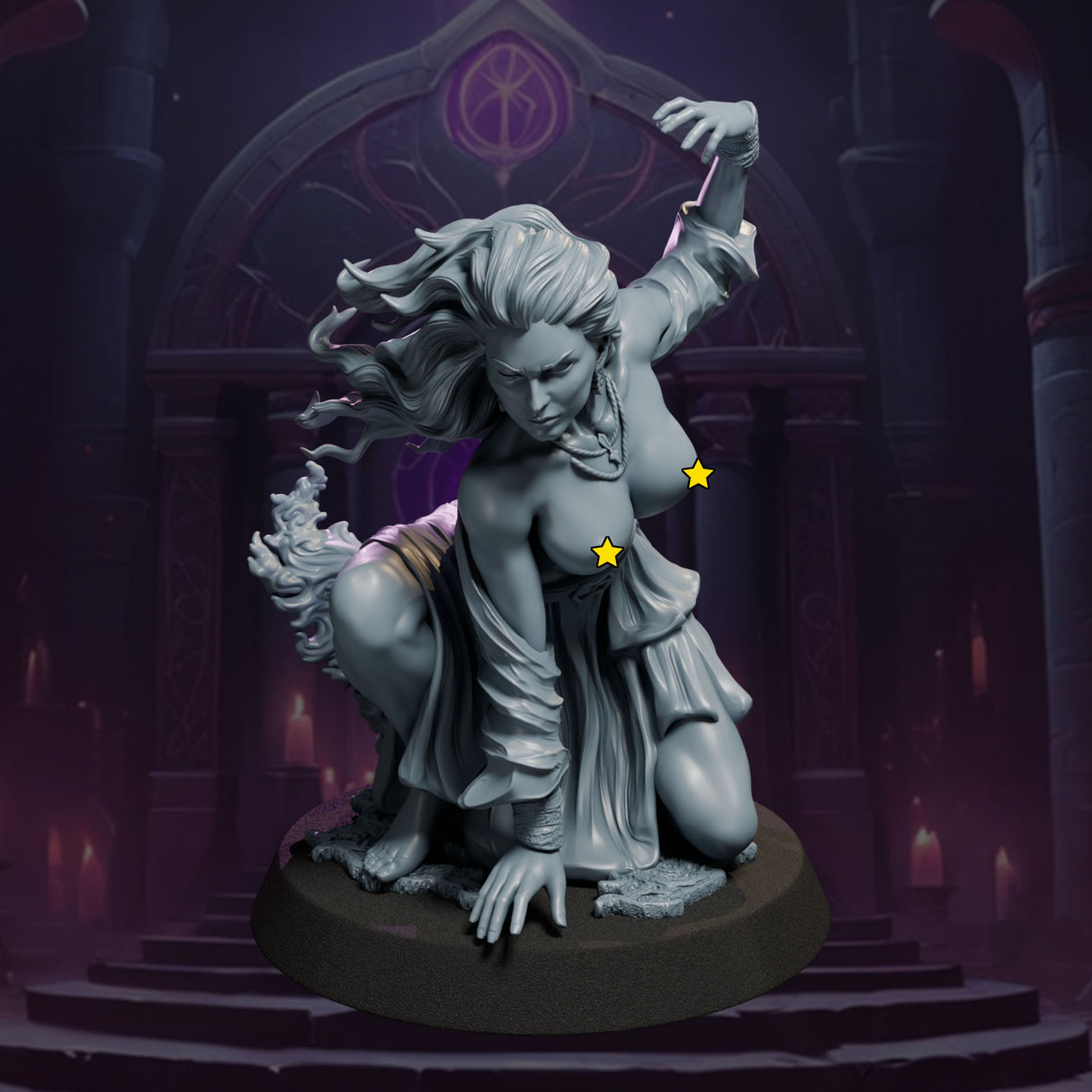 Vexia the Summoner, Ladies of the Dark Age, NSFW, 32 and 75mm