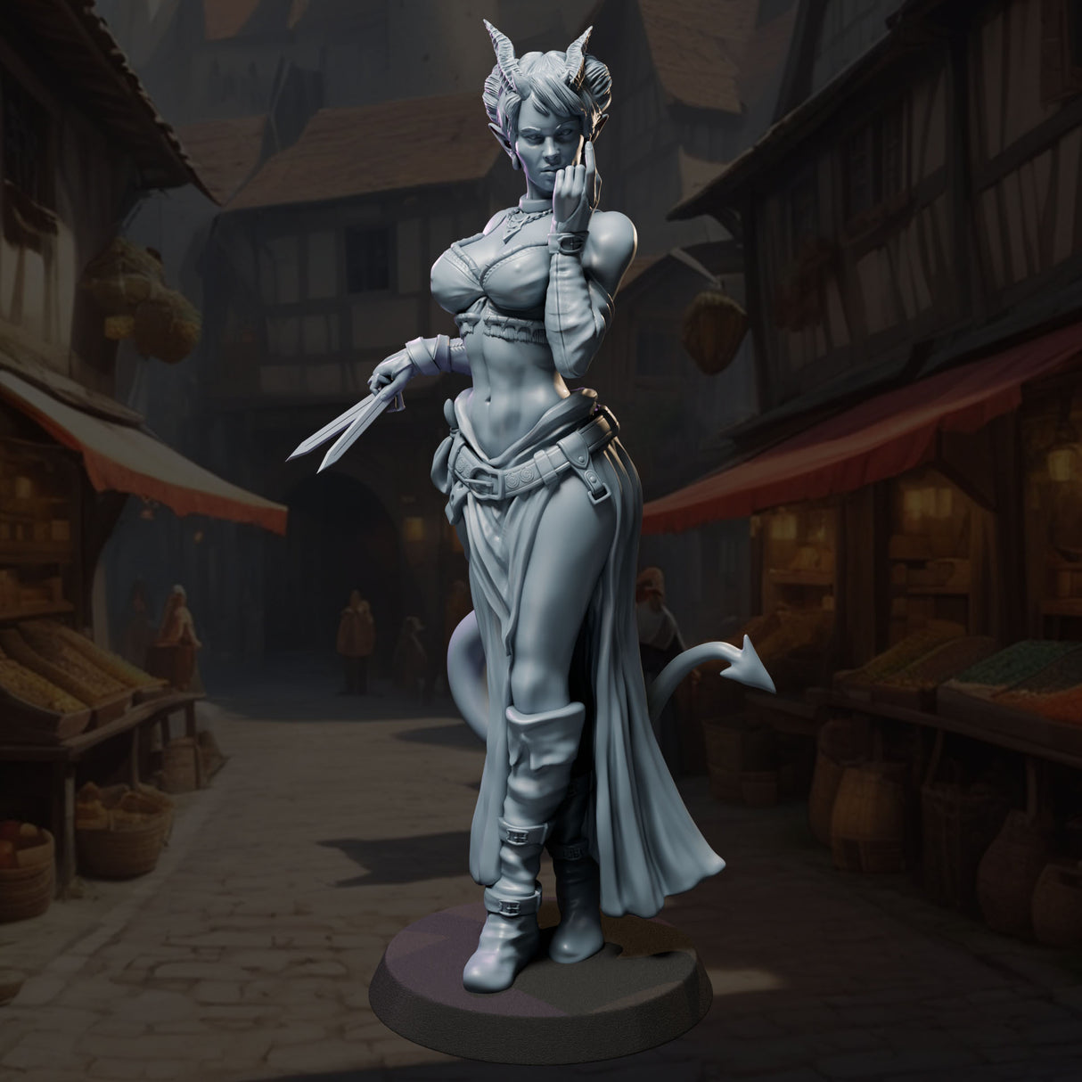 Virelle the Rogue, Ladies of the Dark Age, NSFW, 32 and 75mm