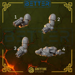 Wrist Flamer Guns - Anvil Wardens for 2nd Born Marines