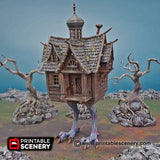 Baba Yaga's Cottage - (32,28 or 15mm scale) - Shadowfey Wilds
