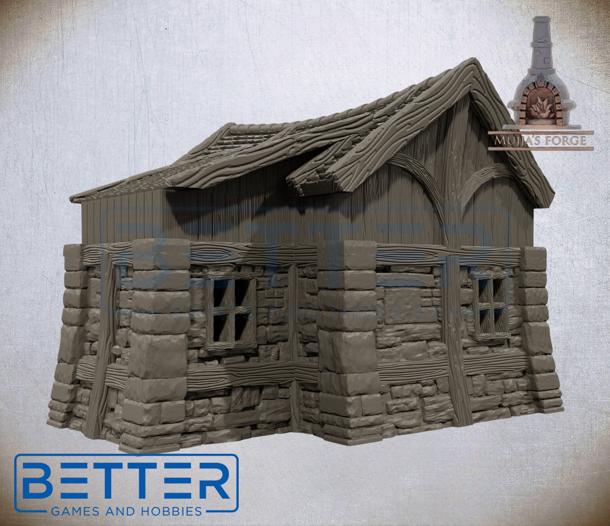 Strommdale Building 3 – 3D Printed Fantasy Terrain (10–32mm Scale)