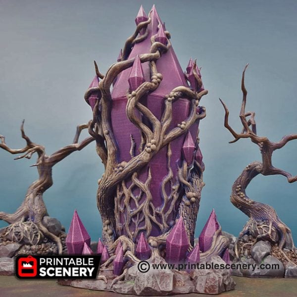 Corrupted Feyheart - (32,28 or 15mm scale) - Shadowfey Wilds