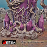 Corrupted Feyheart - (32,28 or 15mm scale) - Shadowfey Wilds