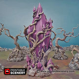 Corrupted Feyheart - (32,28 or 15mm scale) - Shadowfey Wilds