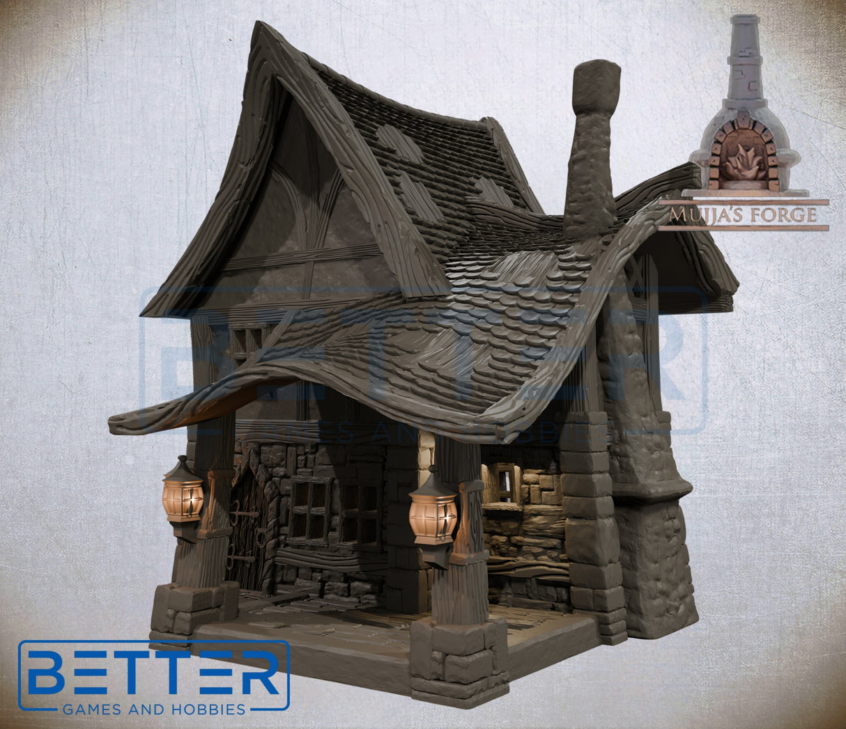 Strommdale Building 1 – 3D Printed Fantasy Terrain (10–32mm Scale)