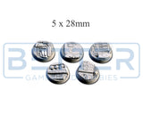 Egyptian - Themed Bases and Toppers for sci-fi & fantasy wargaming
