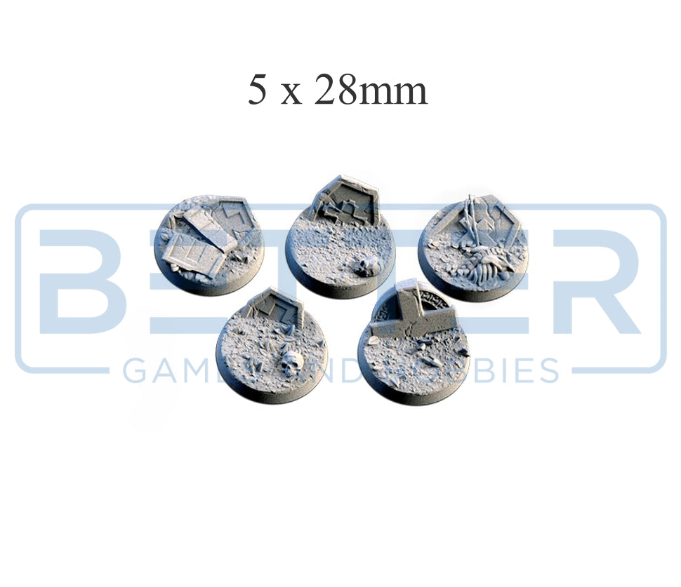 Graveyard - Themed bases and Toppers for sci-fi & fantasy wargaming