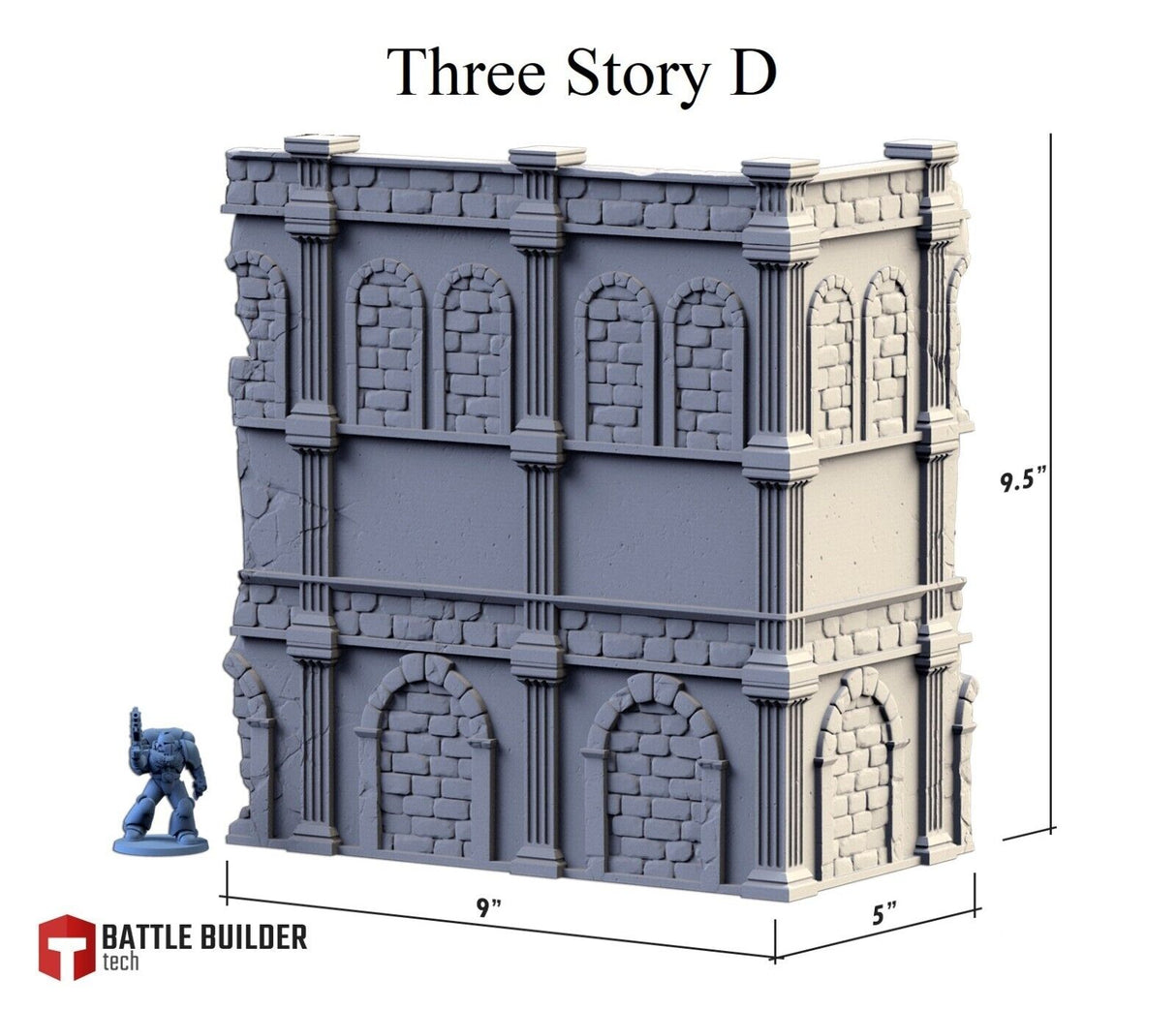 City Ruins - Set 1. WTC compatible competitive tabletop Terrain