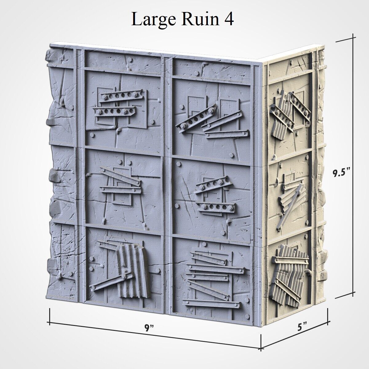 Post Apocalypse Ruins - WTC compatible competitive tabletop Terrain