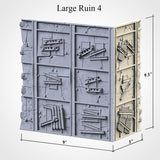 Post Apocalypse Ruins - WTC compatible competitive tabletop Terrain