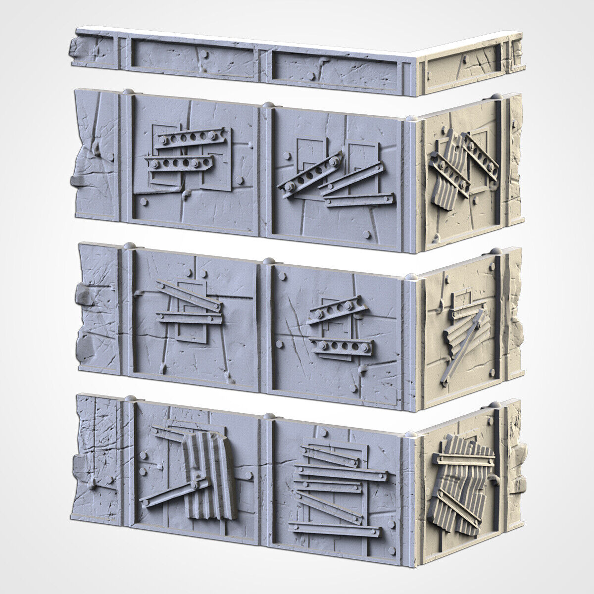 Post Apocalypse Ruins - WTC compatible competitive tabletop Terrain