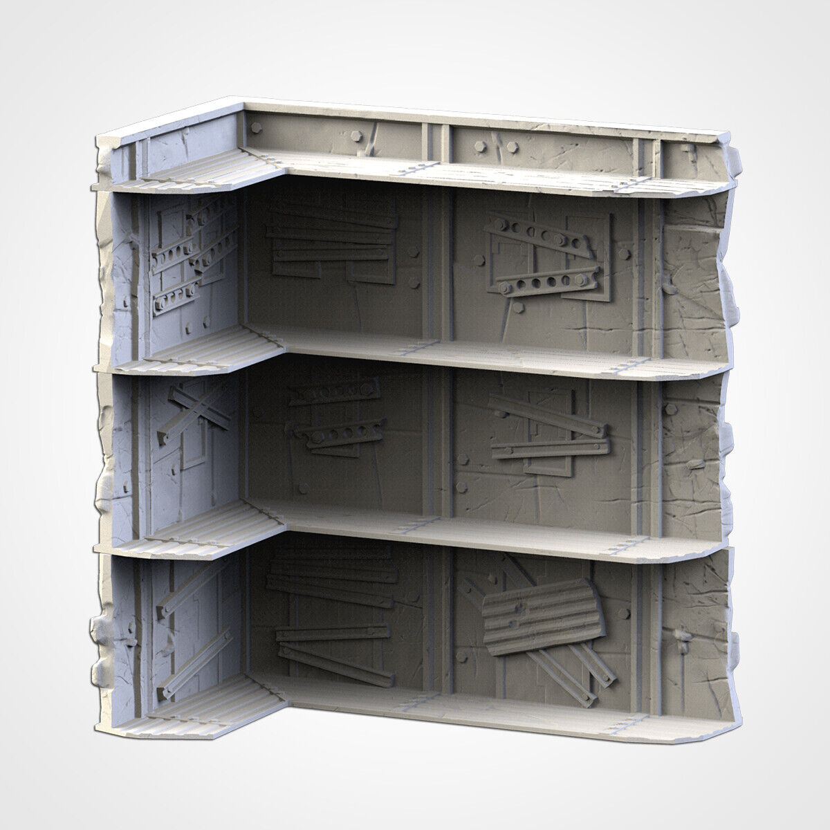 Post Apocalypse Ruins - WTC compatible competitive tabletop Terrain