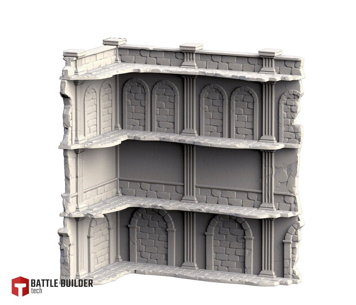 City Ruins - Set 1. WTC compatible competitive tabletop Terrain