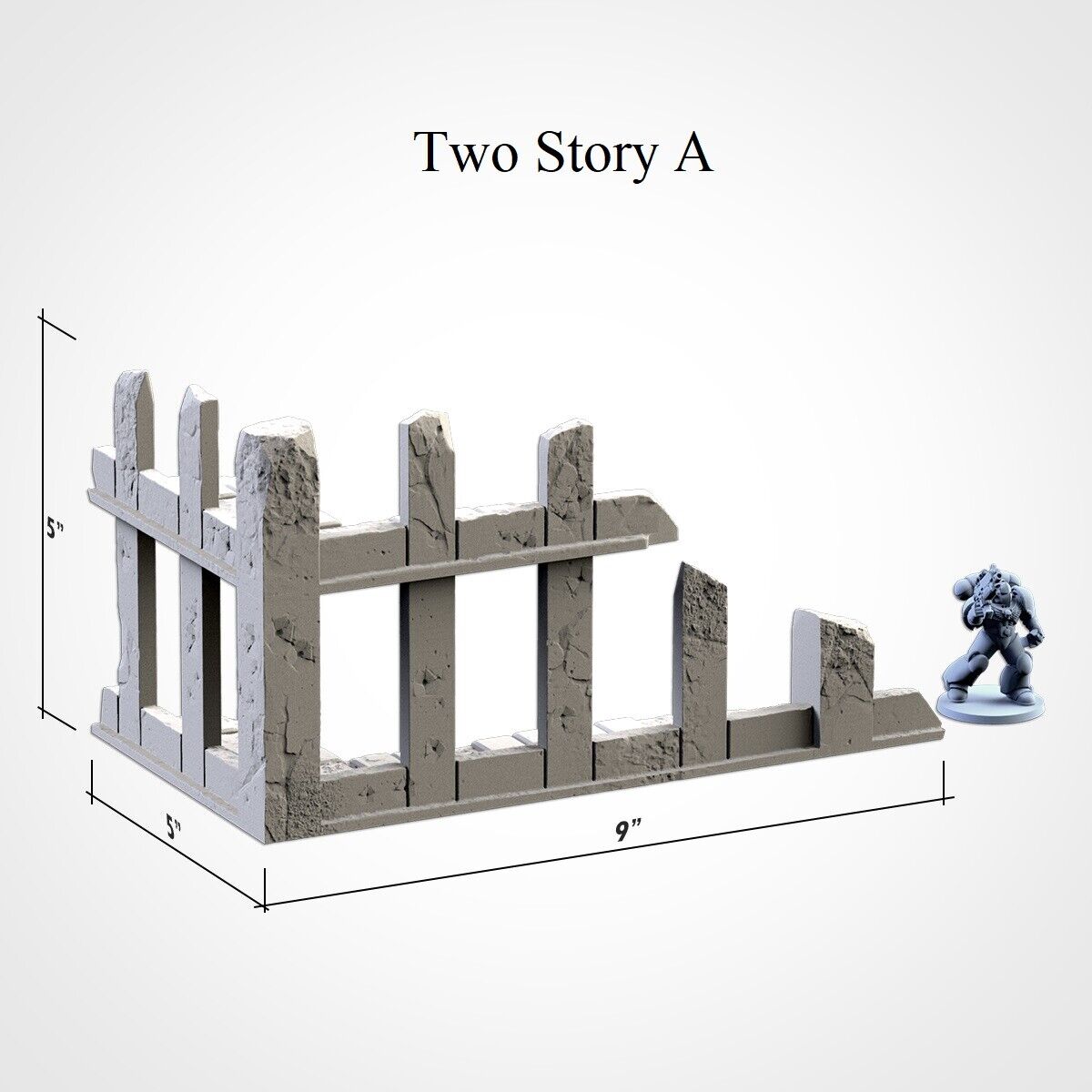 City Ruins - Set 2 WTC compatible competitive tabletop Terrain