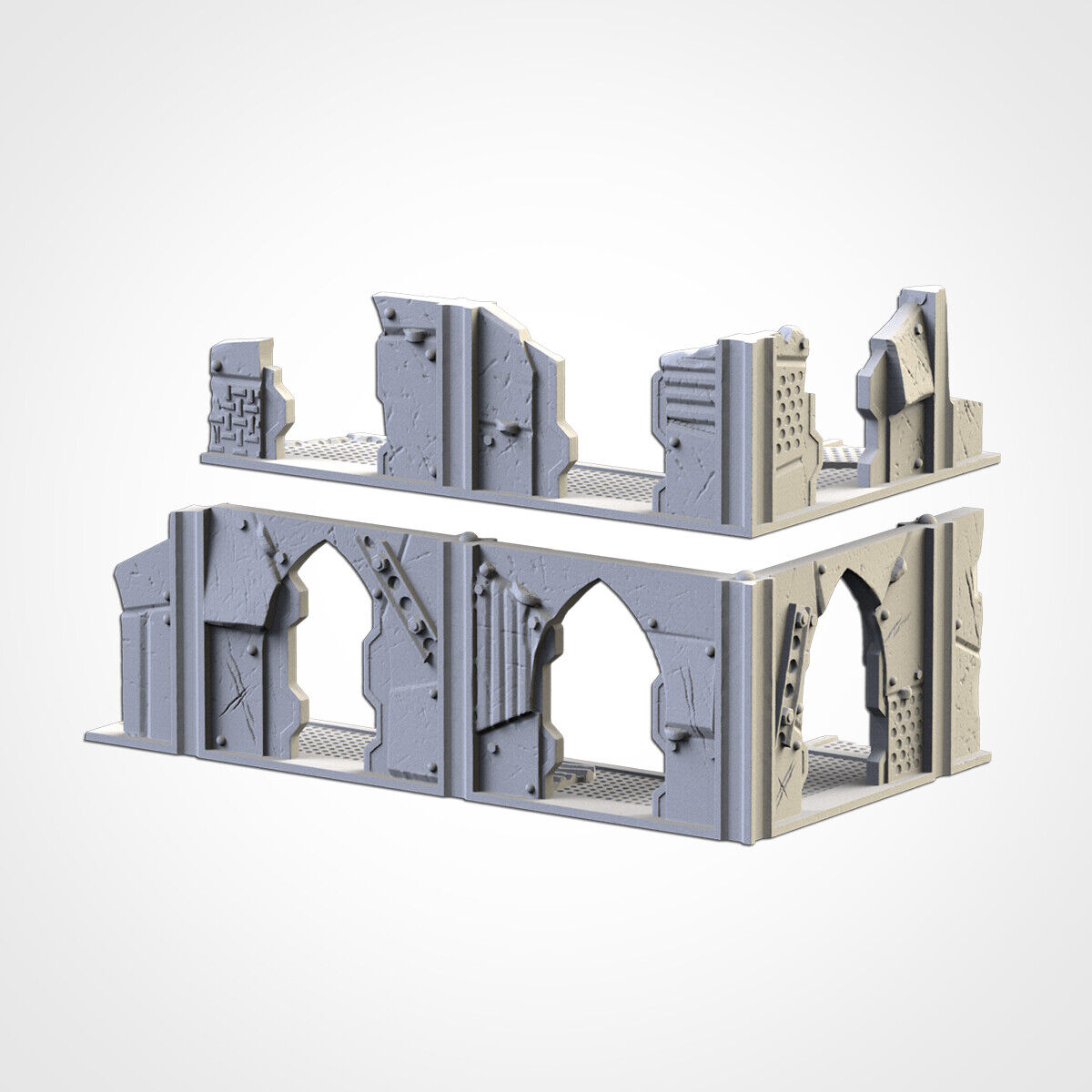 Post Apocalypse Ruins - WTC compatible competitive tabletop Terrain