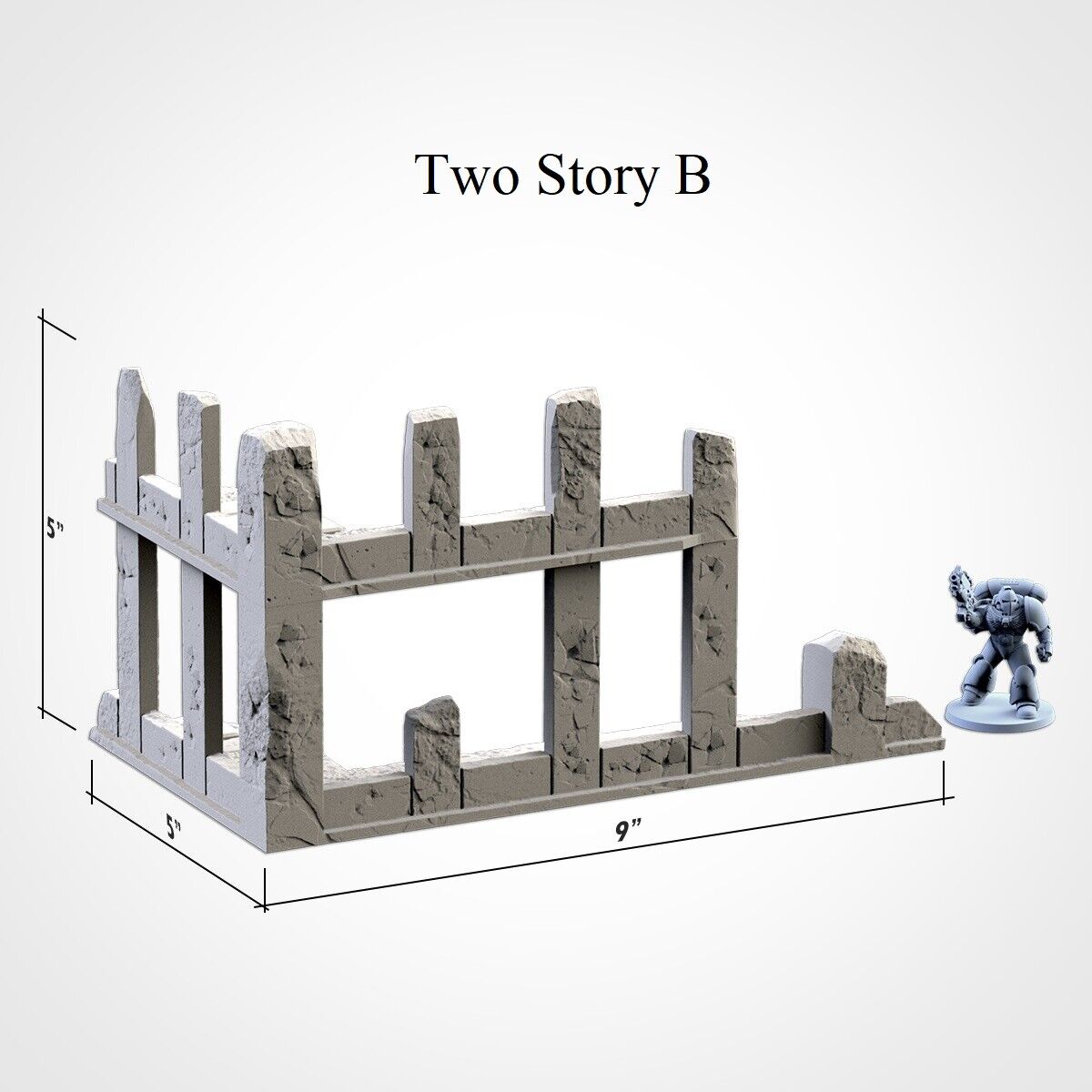 City Ruins - Set 2 WTC compatible competitive tabletop Terrain