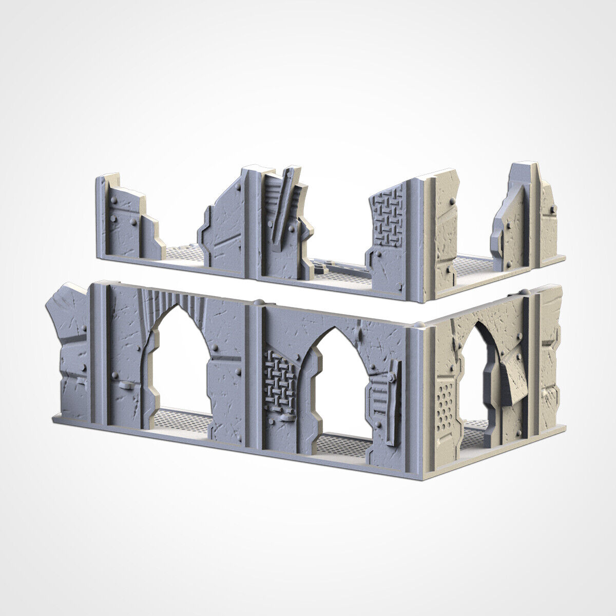 Post Apocalypse Ruins - WTC compatible competitive tabletop Terrain
